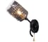 Бра IMEX 1х60Вт E27 MD.3596-1-W BK+CH 1