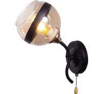 Бра IMEX 1х60Вт E27 MD.3595-1-W BK+FGD