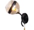 Бра IMEX 1х60Вт E27 MD.3595-1-W BK+FGD 1