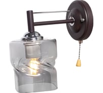 Бра IMEX 1х60Вт E27 MD.4237-1-W BR+CH