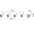Потолочный светильник Arte Lamp A9268PL-4WH 4