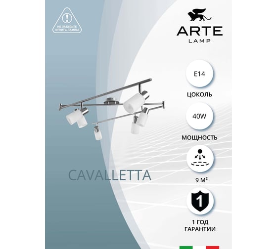 Потолочный светильник Arte Lamp A4510PL-6SS
