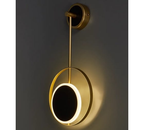 Настенный светильник ESCADA LED*7W 10206/SG LED Black/Gold