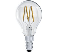 Светодиодная филаментная лампа Лисма СДФ-ДШ-5-4 230В 5Вт Е14 А45 2700К 394014117и