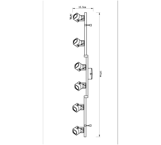 Потолочные светильники Arte Lamp A1314PL-6CC