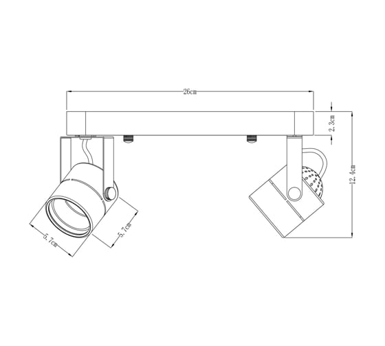 Потолочные светильники Arte Lamp A1310PL-2WH