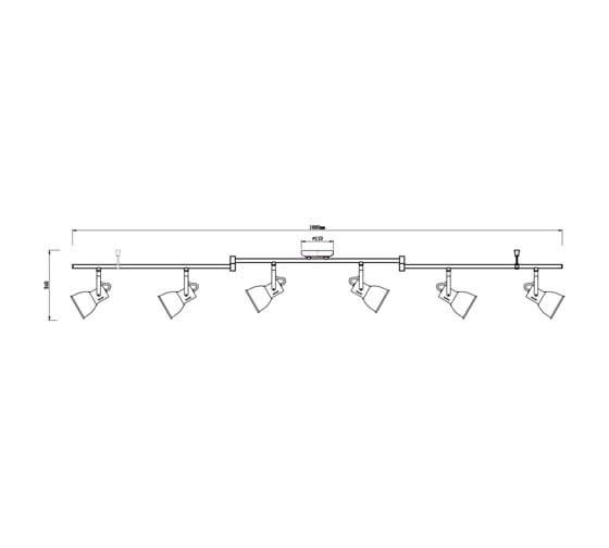 Потолочные светильники Arte Lamp A1677PL-6WH