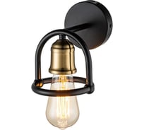 Настенный светильник ESCADA E27*40W Black/Brass 659/1A