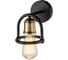 Настенный светильник ESCADA E27*40W Black/Brass 659/1A 1