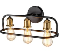 Настенный светильник ESCADA E27*40W Black/Brass 659/3P