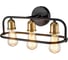 Настенный светильник ESCADA E27*40W Black/Brass 659/3P 1