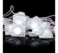 Светодиодный модуль MAKSILED 1.5Вт, 12В, IP65, SMD2835 1LED, 125лм, 6500K, 30 шт./гирлянда, ML-SSL-BN-CW-LP