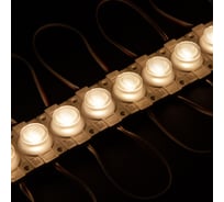 Светодиодный модуль MAKSILED 2Вт, 12В, IP65, SMD2835 1LED, 165лм, 3000K, 20 шт./гирлянда, ML-SSL-BN-WW