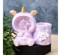 Ночник-подставка для канцелярских принадлежностей iLikeGift «Magic unicorn», pink 2104-22A