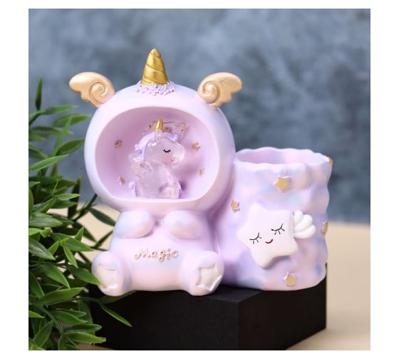 Ночник-подставка для канцелярских принадлежностей iLikeGift «Magic unicorn», pink 2104-22A 1