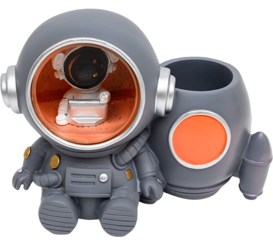 Ночник-подставка для канцелярских принадлежностей iLikeGift «Cosmo rocket», gray 2104-16B 1
