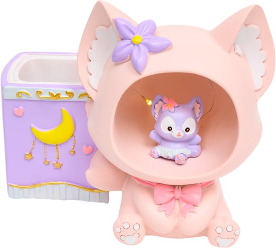 Ночник-подставка для канцелярских принадлежностей iLikeGift «Baby fox», pink 1043-9A 1