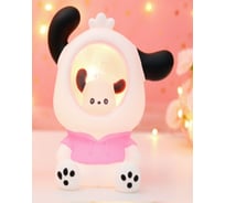 Kопилка-ночник iLikeGift «Chacha Dog Space», pink 982-6B