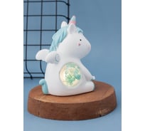 Ночник iLikeGift "Gentle unicorn", blue 2104-10A