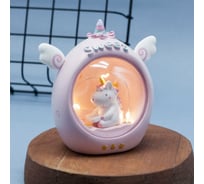 Ночник iLikeGift "Unicorn ball", pink 9018-1A