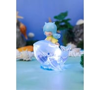 Ночник iLikeGift «Dream girl whale» BB2246-blue