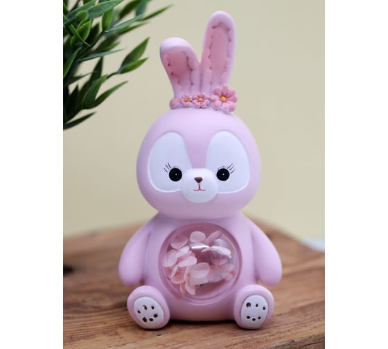 Ночник iLikeGift «Flower bunny», pink 2104-6A