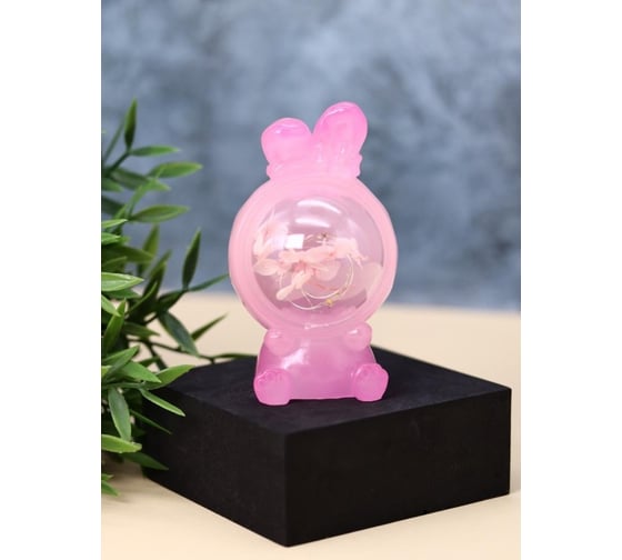 Ночник iLikeGift «Flower rabbit», pink 2104-23A 1