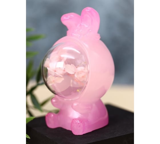 Ночник iLikeGift «Flower rabbit», pink 2104-23A