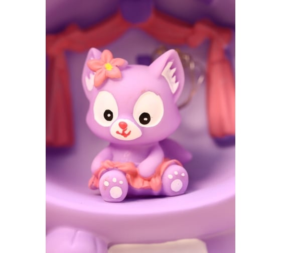 Ночник iLikeGift «Fox flower», purple 1043-14B
