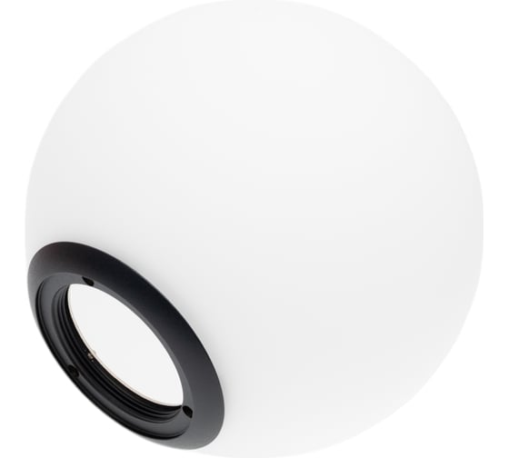 Плафон Lightstar с черным металлическим кольцом для трека PRO Teta 595110
