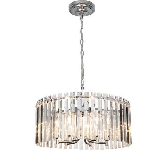 Хрустальная подвесная люстра Citilux Джейн Хром CL306161