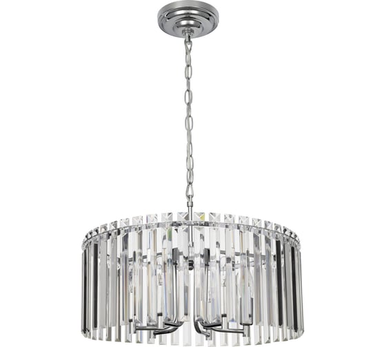 Хрустальная подвесная люстра Citilux Джейн Хром CL306161