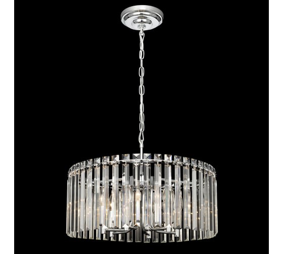 Хрустальная подвесная люстра Citilux Джейн Хром CL306161