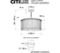 Хрустальная подвесная люстра Citilux Джейн Хром CL306161 14