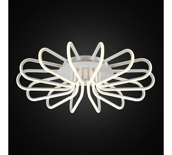 Люстра Citilux Джемини LED с диммером Белая CL229160