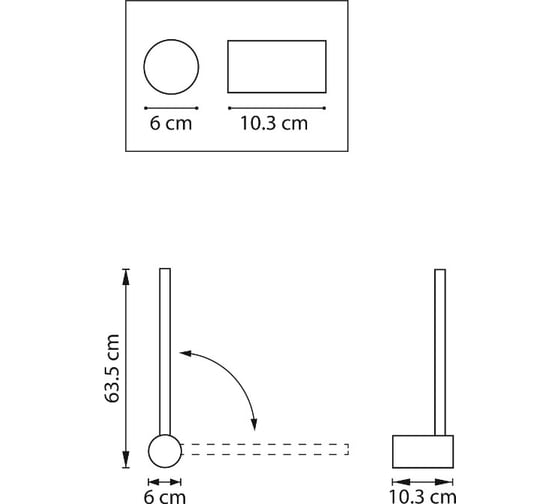 Светильник настенный Lightstar Tubo 748837