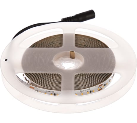 Лента светодиодная General Lighting Systems GLS-2216-180-16-24-IP20-PRM-4, 5 метров, 16Вт/м, 24В, 10мм, 180 диодов/м, 16 Лм/чип, IP20, 4500К - нейтральный белый, 502641