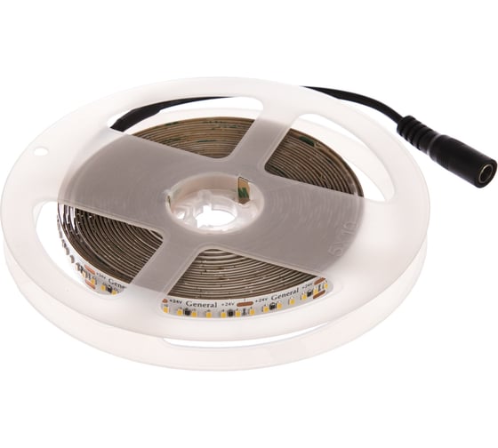 Светодиодная лента General Lighting Systems 5 м, 22Вт/м, 24В, SMD2216, 10мм, IP20, 6500К, холодный белый GLS-2216-240-22-24-IP20-PRM-6 502740