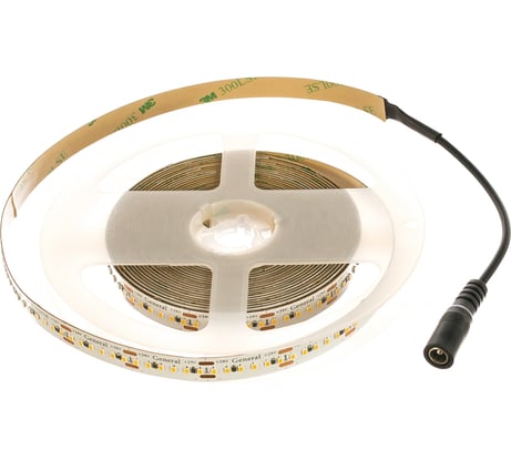Лента светодиодная General Lighting Systems GLS-2216-240-22-24-IP20-PRM-4, 5 метров, 22Вт/м, 24В, 10мм, 240 диодов/м, 16Лм/чип, IP20, 4500К - нейтральный белый 502741
