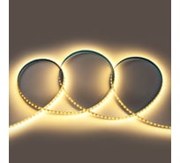 Лента светодиодная General Lighting Systems GLS-2835-120-9,6-12-IP20-3, 5 метров, 9,6Вт/м, 12В, SMD2835, 8мм, 7Лм/чип, IP20, 3000К -теплый белый, 501010