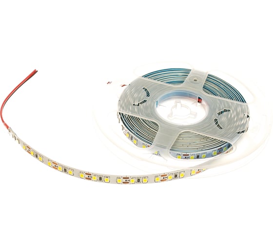 Светодиодная лента General Lighting Systems 5 м, 9,6Вт/м, 12В, 8мм, 7Лм/чип, IP20, 6500К, холодный белый GLS-2835-120-9,6-12-IP20-6 501410