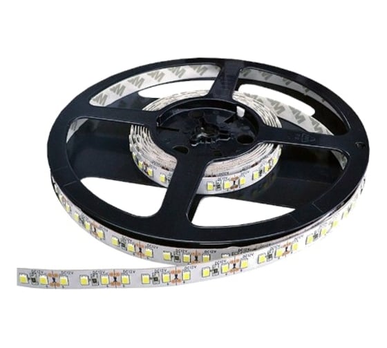 Светодиодная лента General Lighting Systems 5 м, 9,6Вт/м, 12В, 5мм, 22Лм/чип, IP20, 6500К, холодный белый GLS-2835-120-9,6-12-IP20-PROL-6 501430