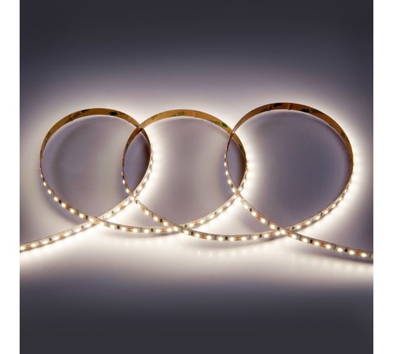 Светодиодная лента General Lighting Systems 5 м, 9,6Вт/м, 12В,5мм, 22Лм/чип, IP20,4500К,нейтральный белый GLS-2835-120-9,6-12-IP20-PROL-4 501230