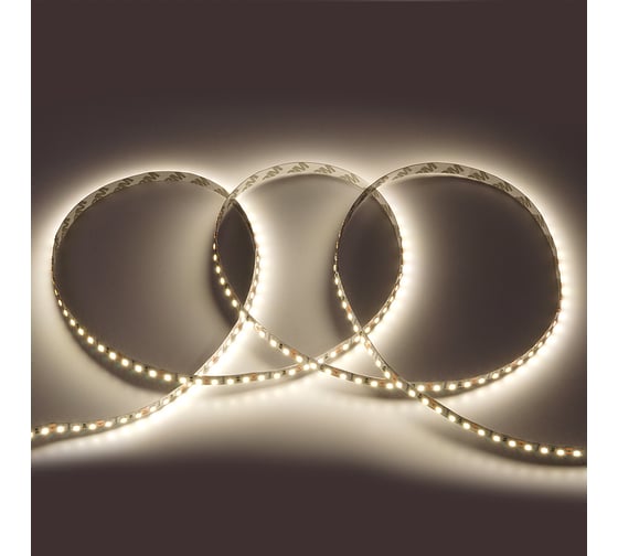 Светодиодная лента General Lighting Systems 5 м, 9,6Вт/м, 12В,5мм, 22Лм/чип, IP20,4500К,нейтральный белый GLS-2835-120-9,6-12-IP20-PROL-4 501230