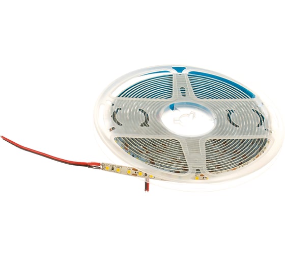 Лента светодиодная General Lighting Systems GLS-2835-120-9,6-12-IP65-3, 5 метров, 9,6Вт/м, 12В, SMD2835, 8мм, 120 диодов/м, 7 Лм/чип, IP65, 3000К - теплый белый, 501110