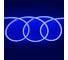Светодиодная лента General Lighting Systems гибкий неон 50 м, 9,6Вт/м, 220В, SMD2835, 6мм, IP67, синий GLS-2835-120-9.6-12-NL-IP67-B 512610 1