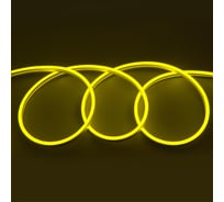 Светодиодная лента General Lighting Systems гибкий неон 50 м, 9,6Вт/м, 12В, SMD2835, 6мм, IP67, желтый GLS-2835-120-9.6-12-NL-IP67-Y 512810