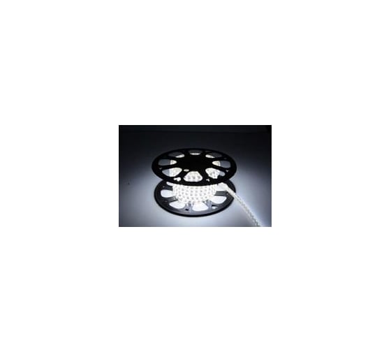 Лента светодиодная General Lighting Systems GLS-2835-120-9.6-220-IP67-6, 50 метров, 9,6Вт/м, 220В, SMD2835, 6мм, 120 диодов/м, 7 Лм/м, IP67, 6500К - холодный белый 504515