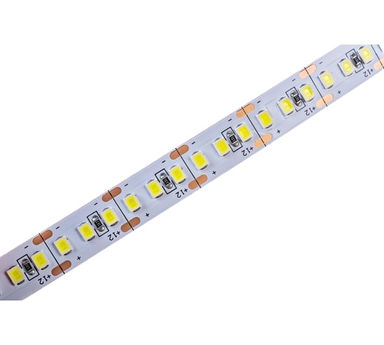 Светодиодная лента General Lighting Systems GLS-2835-180-14.4-12-IP20-6, 5 метров, 14,4Вт/м, 12В, 10мм, 16Лм/чип, IP20, 6500К - холодный белый 501440