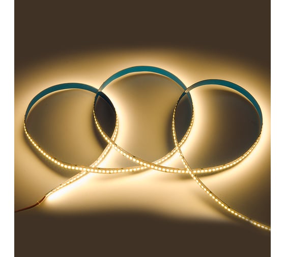 Светодиодная лента General Lighting Systems GLS-2835-240-19.2-12-IP20-3, 5 метров, 19,2Вт/м, 12В,SMD2835, 10мм, 16Лм/чип, IP20,3000К - теплый белый 501050